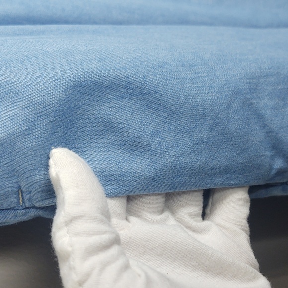 Levi's Chambray Dress Mini Flare Denim NWT Coastal Cowgirl Casual Blue Small - Picture 7 of 15